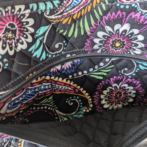 Vera Bradley Quilted Crossbody Purse Bandana Swirl Adjustable Shoulder Bag - Picture 5 of 10